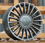 Alu kola Racing Line Y1210, 16x6.5 4x98 ET35, šedivá + leštění