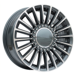 Alu kola Racing Line Y1210, 16x6.5 4x98 ET35, šedivá + leštění