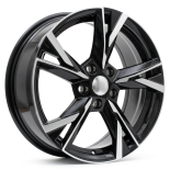 Alu kola Racing Line Y1241, 18x7.5 5x112 ET48, černá + leštění