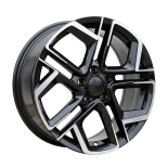 Alu kola Racing Line Y1243, 19x8.5 5x112 ET38, černá + leštění