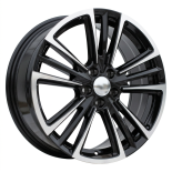 Alu kola Racing Line Y1257, 17x7 5x100 ET47, černá + leštění