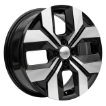 Alu kola Racing Line Y1392, 15x6.5 4x100 ET40, černá + leštění