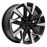 Alu kola Racing Line YF0443, 18x8 5x112 ET40, černá matná + leštění