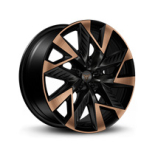 Alu kola Racing Line YF0443, 19x8 5x112 ET40, černá matná + leštění