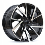 Alu kola Racing Line YF0445, 19x8 5x112 ET45, černá + leštění