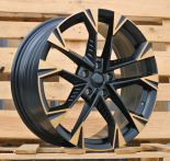 Alu kola Racing Line YF1150, 19x8 5x112 ET40, černá matná + měděná barva leštění