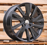 Alu kola Racing Line YF1152, 18x7 4x108 ET35, černá + tmavé leštění