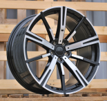 Alu kola Racing Line YF1156, 20x9.5 5x112 ET40, černá + leštění