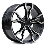 Alu kola Racing Line YF5596, 20x9.5 5x112 ET43, černá + leštění (zátěžová)