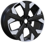 Alu kola Racing Line YF5699, 19x7.5 5x114.3 ET51, černá + leštění