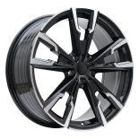 Alu kola Racing Line YF5710, 20x8 5x112 ET46, černá + leštění