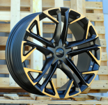 Alu kola Racing Line YF5719, 19x8.5 5x112 ET38, černá matná + měděná barva leštění
