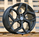 Alu kola Racing Line YF5729, 18x8 5x108 ET47.5, černá matná (zátěžová)