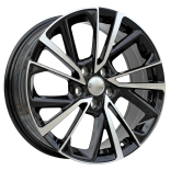 Alu kola Racing Line YF5758, 18x7 5x114.3 ET35, černá + leštění