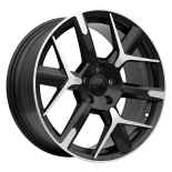Alu kola Racing Line YF6147, 18x8 5x112 ET40, černá matná + leštění