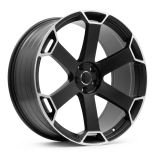 Alu kola Racing Line YF6149, 22x10 5x112 ET20, saténová černá (zátěžová)