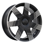 Alu kola Racing Line YF7074, 15x6 4x98 ET35, černá matná + leštění