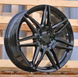 Alu kola Racing Line YF7075, 18x8 5x112 ET52, černá lesklá (zátěžová)