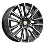 Alu kola Racing Line YF7076, 19x8 5x108 ET42.5, černá + leštění (zátěžová)