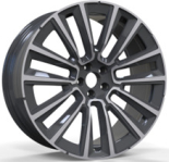Alu kola Racing Line YF7076, 19x8 5x108 ET42.5, černá + leštění