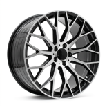 Alu kola Racing Line YS1180, 18x8 5x112 ET35, černá + leštění