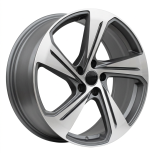 Alu kola Racing Line YS1270, 18x8 5x112 ET35, šedivá matná + leštění