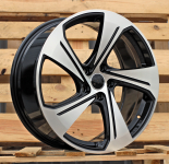 Alu kola Racing Line YS1270, 18x8 5x112 ET46, černá + leštění