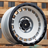 Alu kola Racing Line YS1342, 17x8.5 6x139.7 ET, černá matná + leštěný límec (zátěžová)