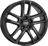 Alu kola RIAL ASTORGA, 18x7.5 5x114.3 ET49, černá lesklá