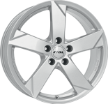 Alu kola RIAL KODIAK, 15x5.5 5x100 ET40, stříbrná