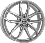 Alu kola RIAL LUCCA, 18x8 5x112 ET39, stříbrná