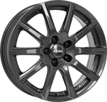 Alu kola RIAL MILANO, 14x5.5 4x100 ET43, titanová