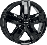 Alu kola RIAL TRANSPORTER 5, 16x6.5 5x114.3 ET48, černá lesklá (zátěžová)