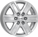 Alu kola RIAL TRANSPORTER 6, 17x7 6x120 ET50, stříbrná (zátěžová)