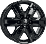 Alu kola RIAL TRANSPORTER 6, 17x7 6x139.7 ET57, černá lesklá (zátěžová)