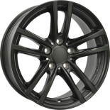 Alu kola RIAL X10, 17x7.5 5x120 ET32, černá matná