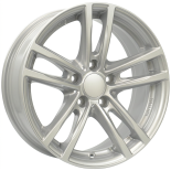 Alu kola RIAL X10, 17x7.5 5x120 ET32, stříbrná