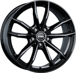 Alu kola RIAL X12, 18x7.5 5x112 ET25, černá lesklá