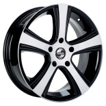 Alu kola SPATH SP23H, 17x7 5x112 ET30, černá lesklá + leštění (zátěžová)