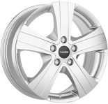 Alu kola SUPER METAL HAMMER, 16x6.5 5x130 ET65, stříbrná (zátěžová)
