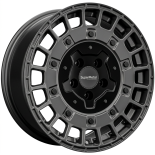 Alu kola SUPER METAL RIG, 17x7.5 5x118 ET55, šedivá matná (zátěžová)