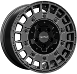 Alu kola SUPER METAL RIG, 17x7.5 5x118 ET55, šedivá matná (zátěžová)