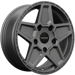 Alu kola SUPER METAL ROCKET, 18x8 5x160 ET45, šedivá matná (zátěžová)
