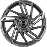 Alu kola TecnoMagnesio EPOWER, 17x7 4x108 ET30, šedivá + leštění