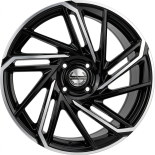 Alu kola TecnoMagnesio EPOWER, 17x7 5x112 ET40, černá + leštění