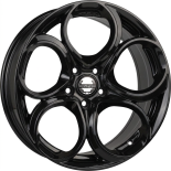 Alu kola TecnoMagnesio JUNIOR, 19x8 5x110 ET37, černá lesklá