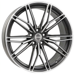 Alu kola TecnoMagnesio MOTORSPORT, 20x8 5x112 ET35, šedivá + leštění