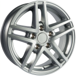 Alu kola VELGEN TR-12, 15x6 5x112 ET30, stříbrná (zátěžová)