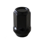 Matice na kola M12x1,5 černá, kužel, klíč 17, výška 35 mm, uzavřená