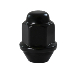 Matice na plechové disky Hyundai, Kia, Mazda M12x1,5 černá, kužel, klíč 21, výška 35 mm, uzavřená